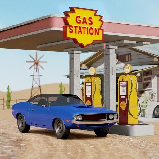 Gas Station Junkyard Simulator MOD APK Unlimited Money/Gold v10.0.61 screenshot