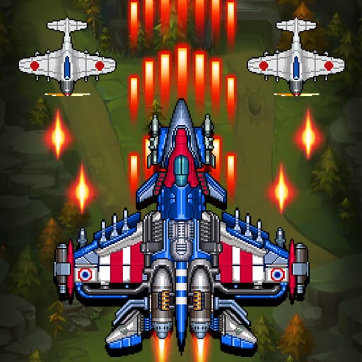 1945 Air Force MOD APK v12.98 Unlimited Money, Fuel, VIP, Immortality screenshot