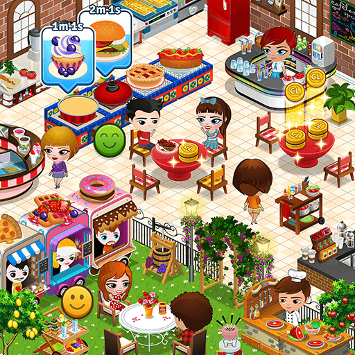 Cafeland Restaurant Cooking Mod APK Unlimited Money v2.16.3 screenshot
