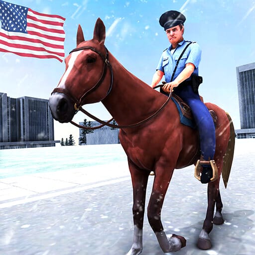 Horse Cop Mad City Horse Games Mod APK Unlimited Money v1.0.3 screenshot