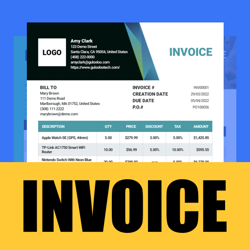 My Invoice Maker Invoice MOD APK VIP v1.02.01.0221 screenshot