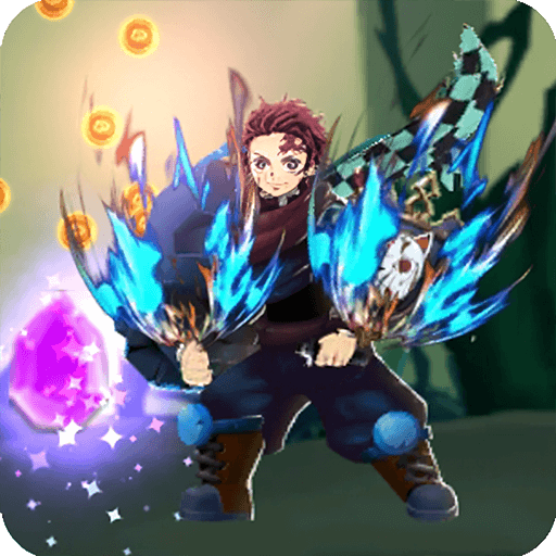 Tanjiro Game Pixel Adventure Mod APK No Ads God Mode v2.5 screenshot