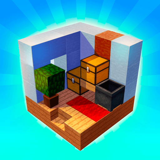 Tower Craft Block Building Mod APK Unlimited Money v1.10.15 screenshot