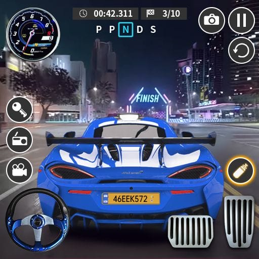 Car Stunt Driving Mega Ramps Mod APK Remove ads Mod speed v1.4.6 screenshot