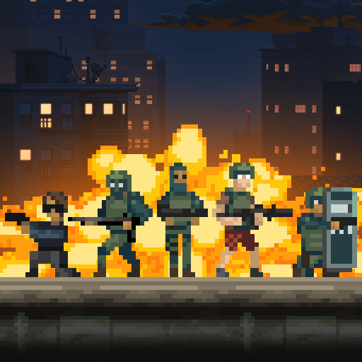 Door Kickers Action Squad MOD APK Unlocked All Weapons v1.2.4 screenshot