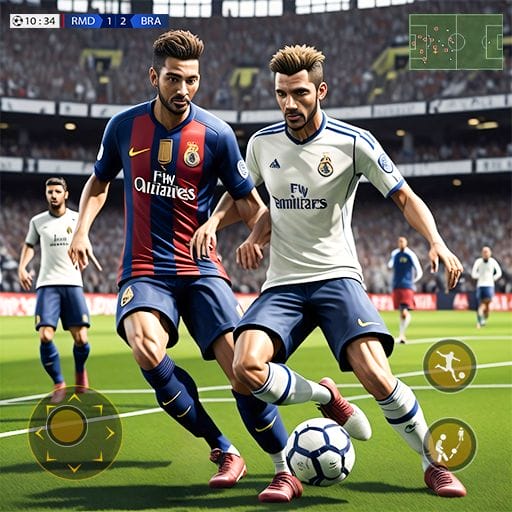 Football Games League 2023 Mod APK Remove ads Mod speed v2.5 screenshot