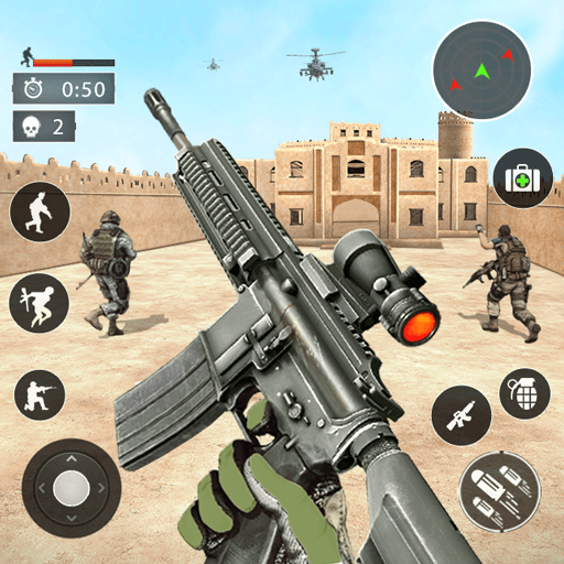 FPS Encounter Shooting Games Mod APK Remove ads Mod speed v2.0.24 screenshot