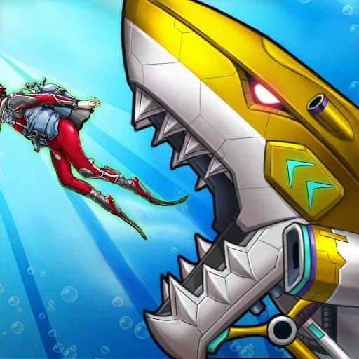 Mecha Shark Sea Monster MOD APK High Attack Defense HP v1.24 screenshot