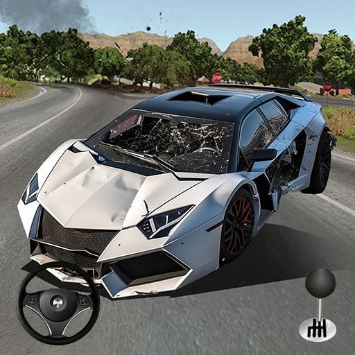Mega Car Crash Simulator Mod APK Remove ads Mod speed v1.33 screenshot