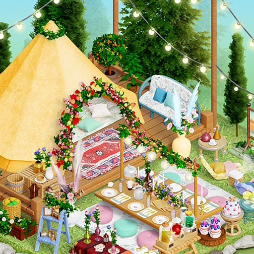 Tile Garden Tiny Home Design Mod APK Remove ads Unlimited money Free purchase Mod Menu v1.9.4 screenshot