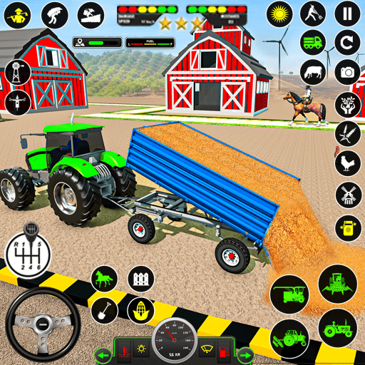 Tractor Farming Tractor Games Mod APK Remove ads Mod speed v1.4.8 screenshot