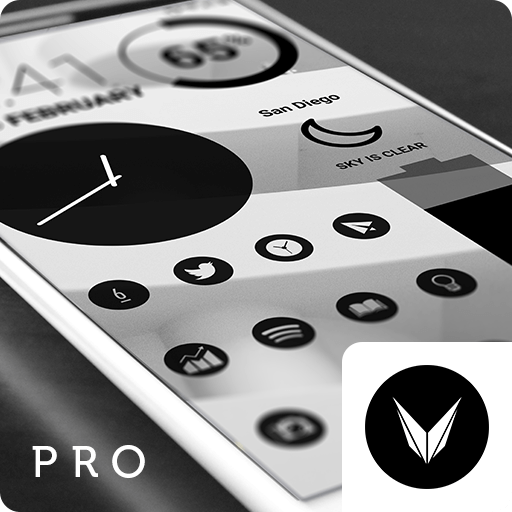 Dark Void Pro Black Icons APK Full Version v3.5.6 screenshot