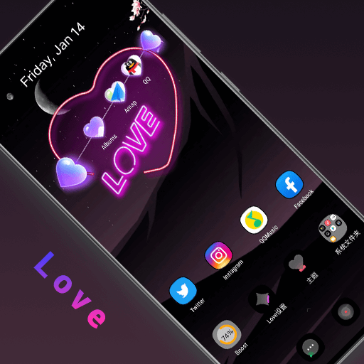 Love Launcher MOD APK Premium Unlocked v4.3.2 screenshot