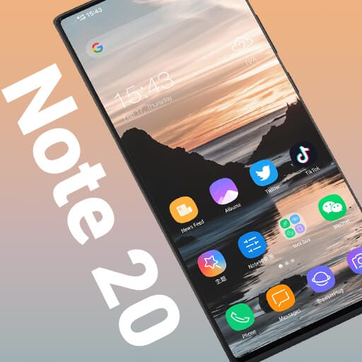 Note10 Launcher MOD APK Premium Unlocked v9.1.1 icon