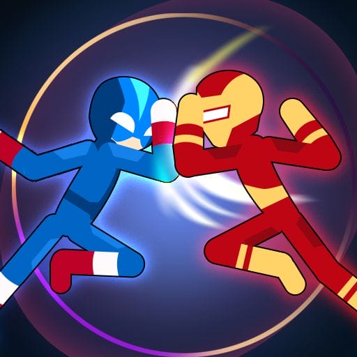 Stickman Hero Fight MOD APK Dumb Enemy v2.6.1 screenshot